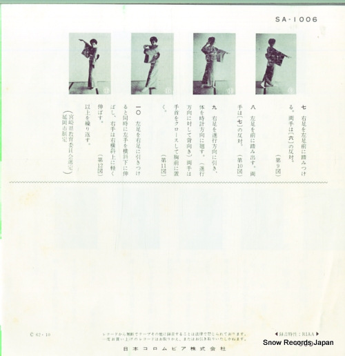 MURATA, HIDEO / KIKUE HANMURA banba odori / gokasegawa ryojo SA-1006