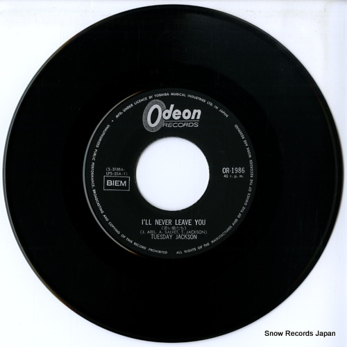 JACKSON, TUESDAY i'll never leave you OR-1986