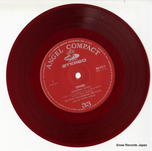 KUBELIK, RAFAEL brahms; hungarian dances AA-4019