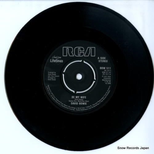 BOWIE, DAVID be my wife BOW511