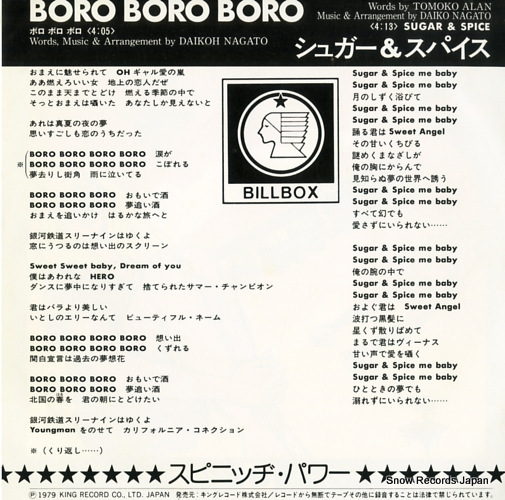 POWER, SPINACH boro boro boro GK-350