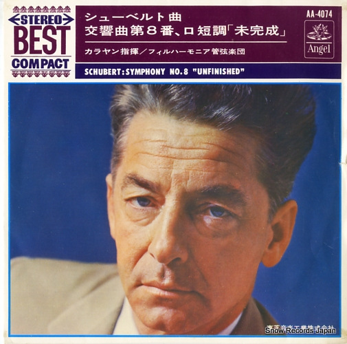 KARAJAN, HERBERT VON schubert; symphony no.8 in b minor AA-4074