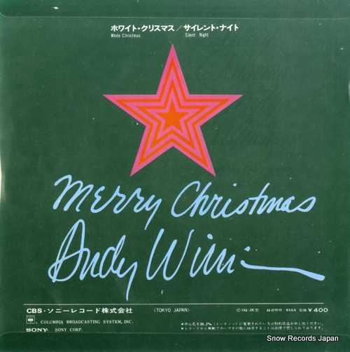 WILLIAMS, ANDY white christmas SONG80030