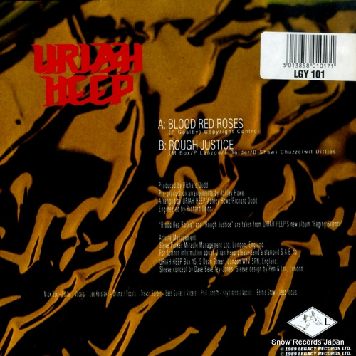 URIAH HEEP blood red roses LGY101