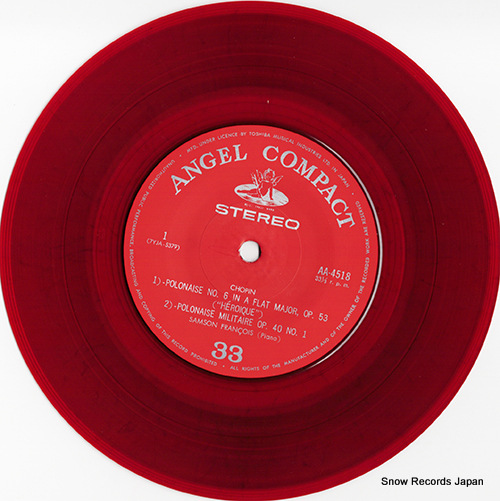 FRANCOIS, SAMSON chopin; polonsaise no.6 in a flat major, op.53 AA-4518