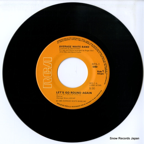 AVERAGE WHITE BAND let's go round again RPS-1