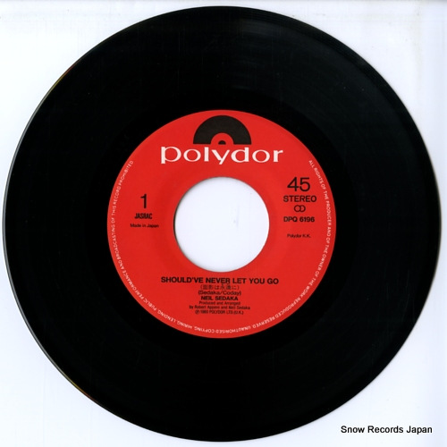 SEDAKA, NEIL should've never let you go DPQ6196