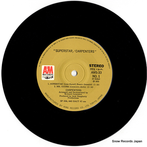 CARPENTERS, THE superstar AMS33