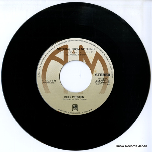PRESTON, BILLY nothing from nothing AM-221