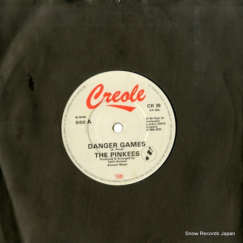 PINKEES, THE danger games CR39 - front cover