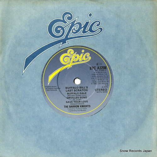 BARRON KNIGHTS, THE buffalo bill's last scratch EPCA3208 - front cover