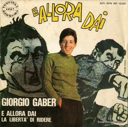 GIORGIO GABER e allora dai RFN-NP-16180