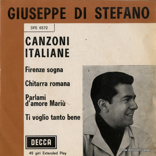 ジュゼッペ・ディ・ステファーノ canzoni italiane DFE6572