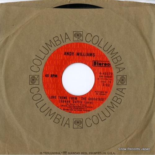 アンディ・ウィリアムス love theme from