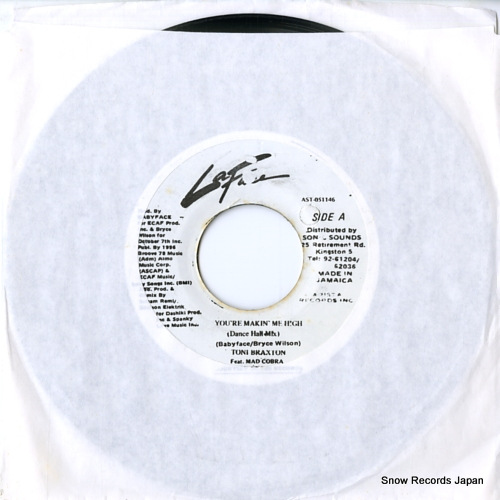 トニー・ブラクストン you're makin' me high(dance hall mix) AST-051146