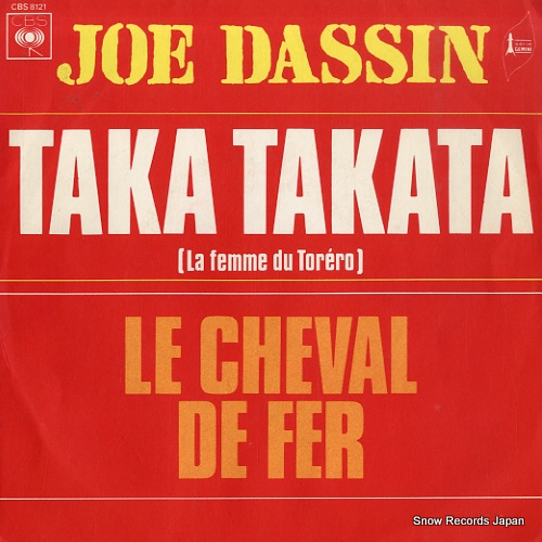 ジョー・ダッサン taka takata (le femme du torero) CBS8121