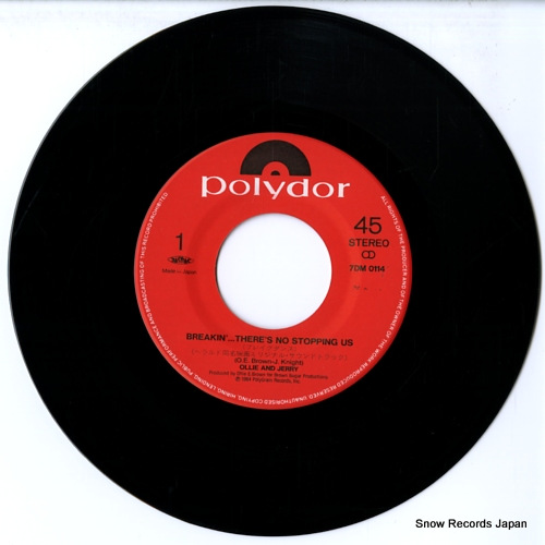 OLLIE AND JERRY breakin' there's no stopping us 7DM0114