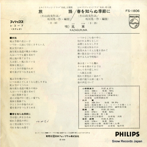 KAZAGURUMA tabiji FS-1806