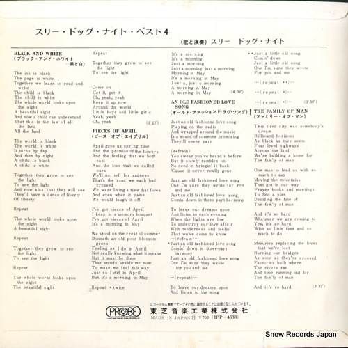 THREE DOG NIGHT best 4 IPP-4633