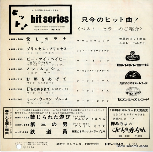 TILLOTSON, JOHNNY come softly to me HIT-1042