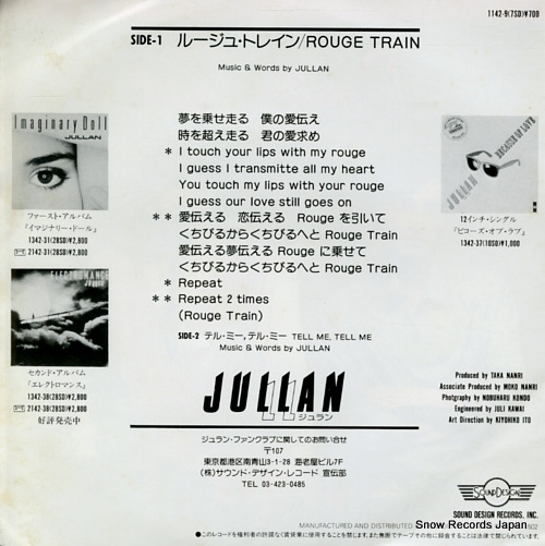 JULLAN rouge train 1142-9