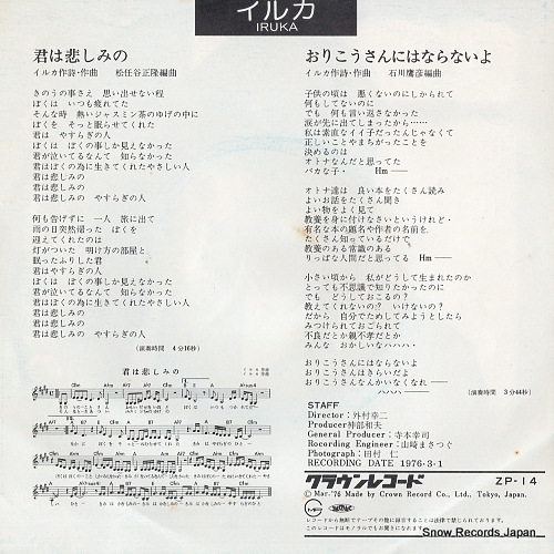 IRUKA kimi wa kanashimino ZP-14