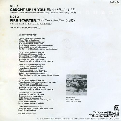 38 SPECIAL caught up in you AMP-749