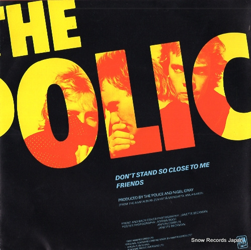 POLICE, THE don't stand so close to me AMP-709