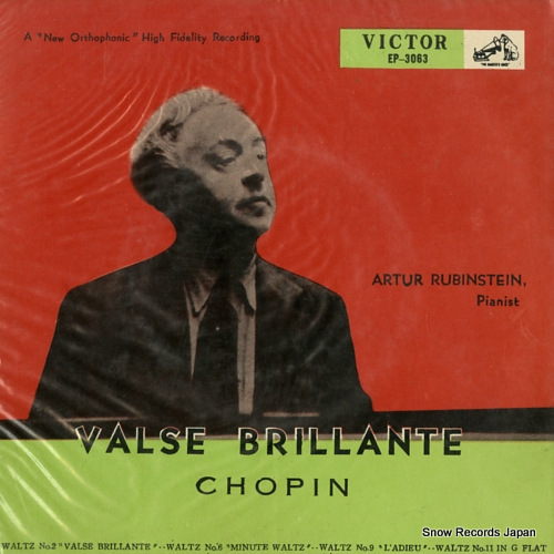 RUBINSTEIN, ARTUR valse brillante EP-3063