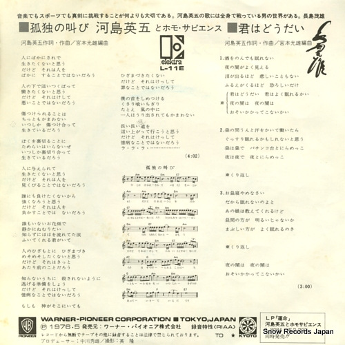 KAWASHIMA, EIGO kodoku no sakebi L-11E