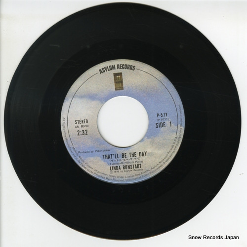RONSTADT, LINDA that'll be the day P-57Y