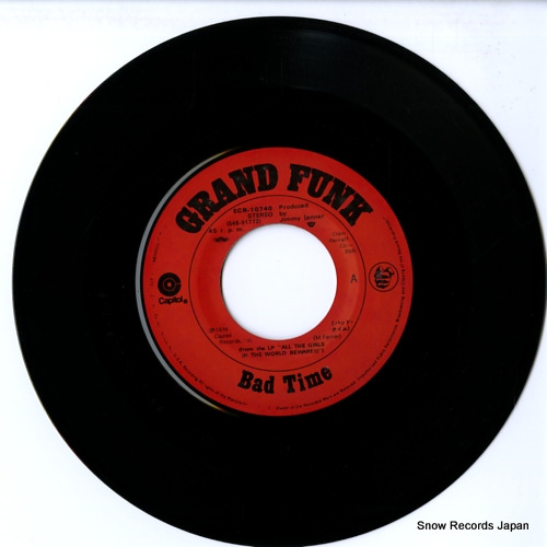 GRAND FUNK RAILROAD bad time ECR-10740