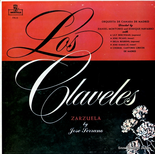 MONTORIO, DANIEL, AND ENRIQUE NAVARRO jose serrano; los claveles FM-13 - front cover