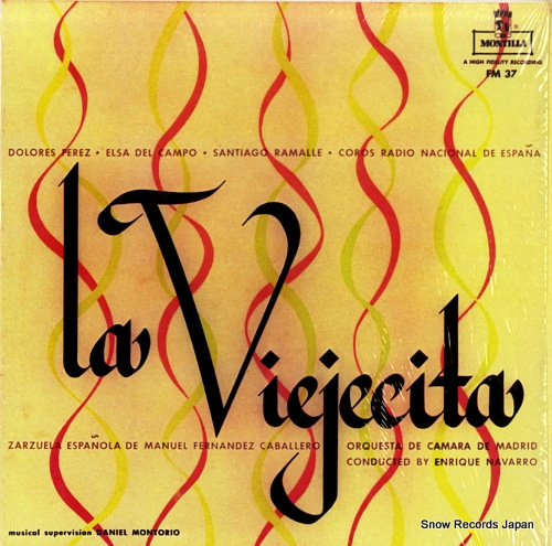 MONTORIO, DANIEL, AND ENRIQUE NAVARRO la viejecita FM-37 - front cover