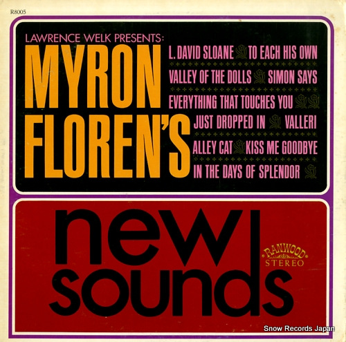WELK, LAWRENCE myron floren's new sound R8005 - front cover
