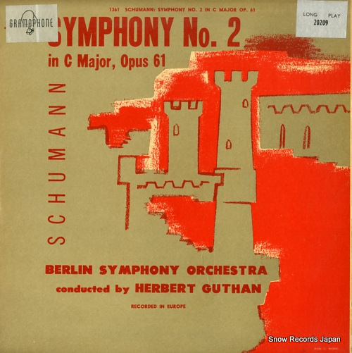 GUTHAN, HERBERT schumann; symphony no.2 in c major, opus 61 20209 - front cover