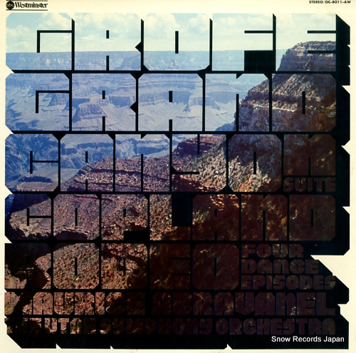 ABRAVANEL, MAURICE grofe; grand canyon suite OC-8011-AW - front cover