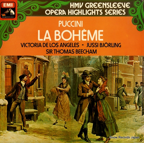 BEECHAM, THOMAS puccini; la boheme ESD7023 - front cover