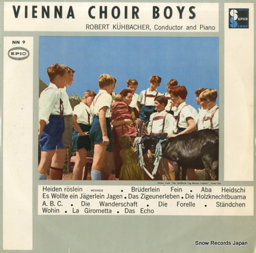 VIENNA CHOIR BOYS heiden roslein NN-9 - front cover