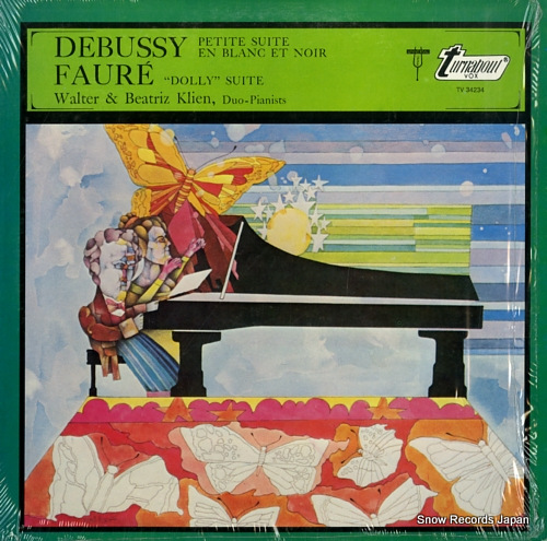 KLIEN, WALTER, AND BEATRIZ KLIEN debussy; petite suite, en blanc et noir TV34234 - front cover