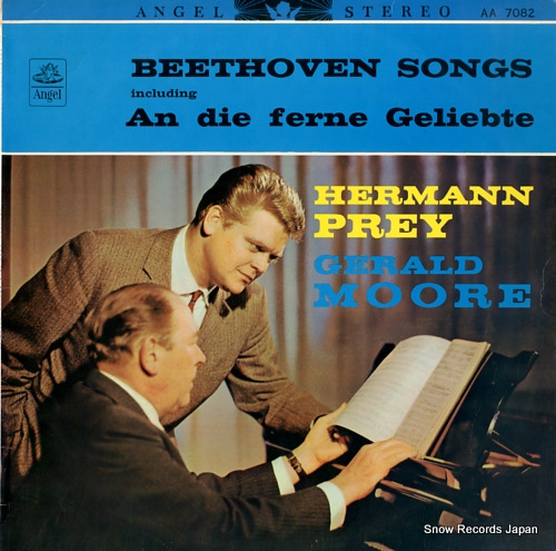 PREY, HERMANN beethoven songs AA-7082 - front cover