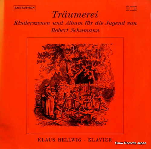 HELLWIG, KLAUS kinderszenen und album fur die jugend von robert schumann SM007036 - front cover