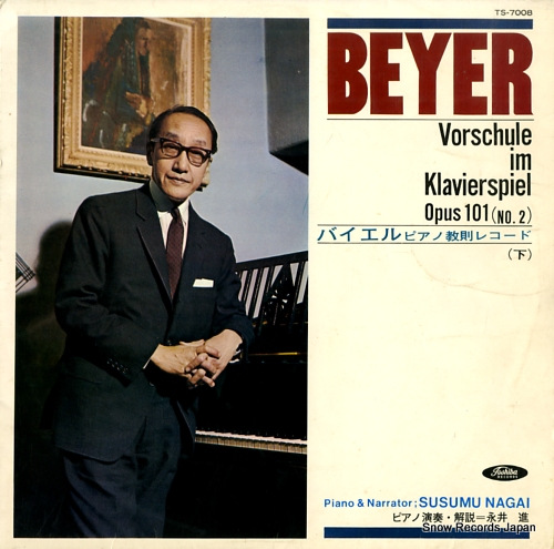 NAGAI, SUSUMU beyer; vorschule im klavierspiel opus 101 no.2 TS-7008 - front cover