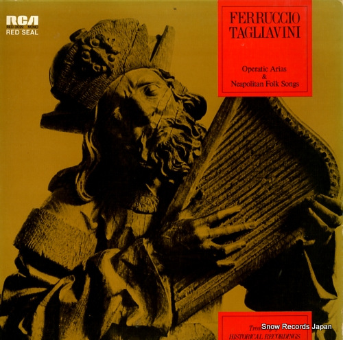 TAGLIAVINI, FERRUCCIO operatic arias & neapolitan folk songs RED-2029 - front cover