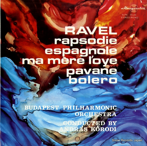 KORODI, ANDRAS ravel; rapsodie espagnole SLPX11644 - front cover