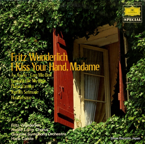 WUNDERLICH, FRITZ i kiss your hand, madme MGW5269 - front cover