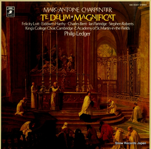 LEDGER, PHILIP marc-antoine charpentier; te deum, magnificat EAC-80457 - front cover