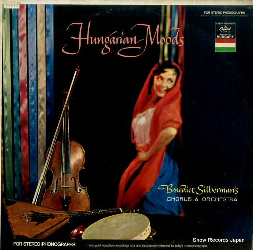 SILBERMAN, BENEDICT hugarian moods T10107 - front cover