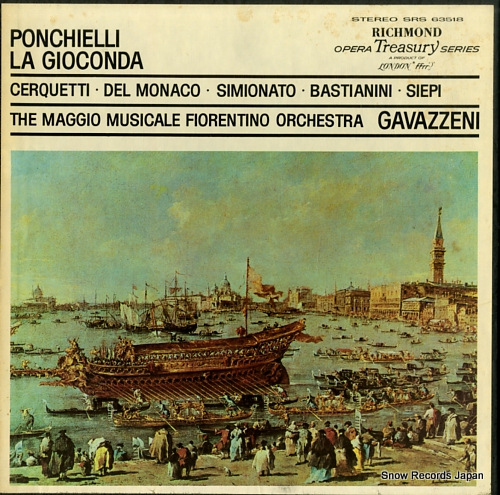 GAVAZZENI, GIANANDREA ponchielli; la gioconda SRS-63518 - front cover