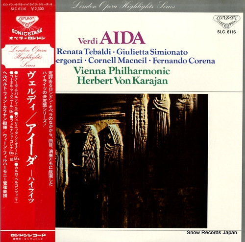 KARAJAN, HERBERT VON verdi; aida highlights SLC6116 - front cover